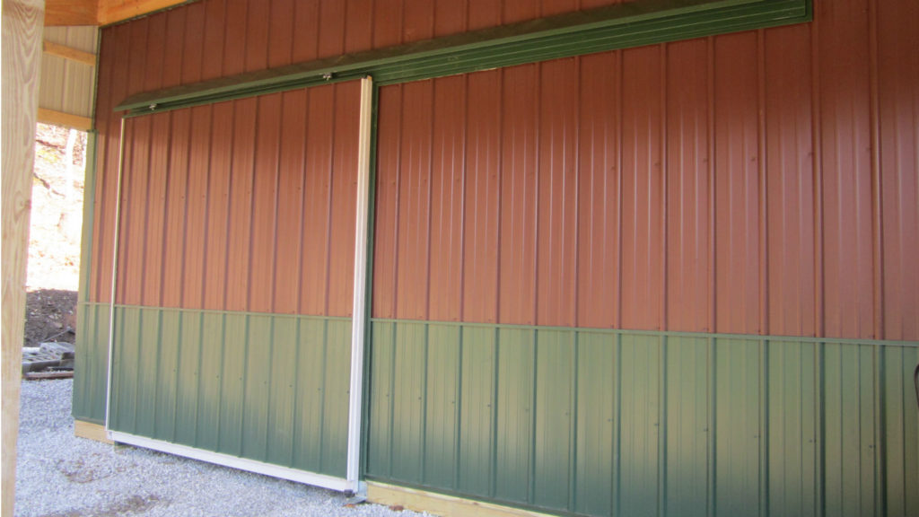Single or Split Sliding Doors For Pole Barns & Pole Buildings
