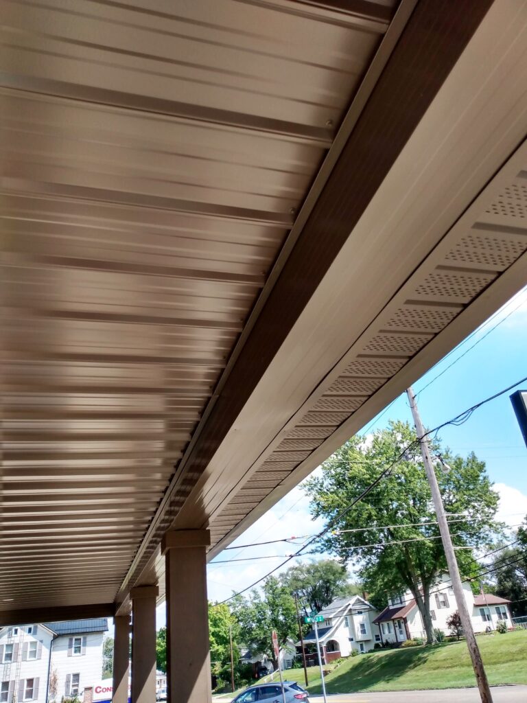 steel beam wrap and ceiling Pole Barns Direct